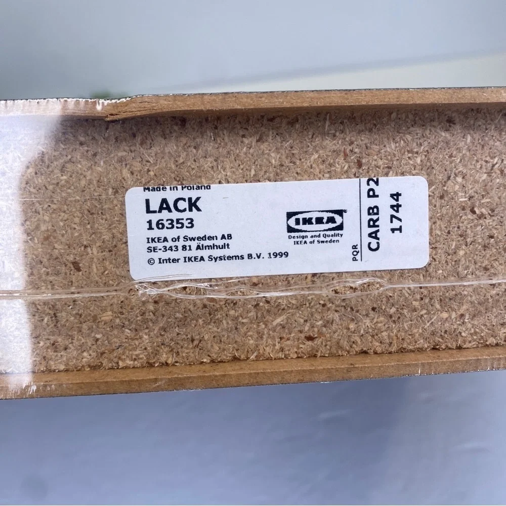 IKEA LACK Black Floating Wall Mount Shelf NWT